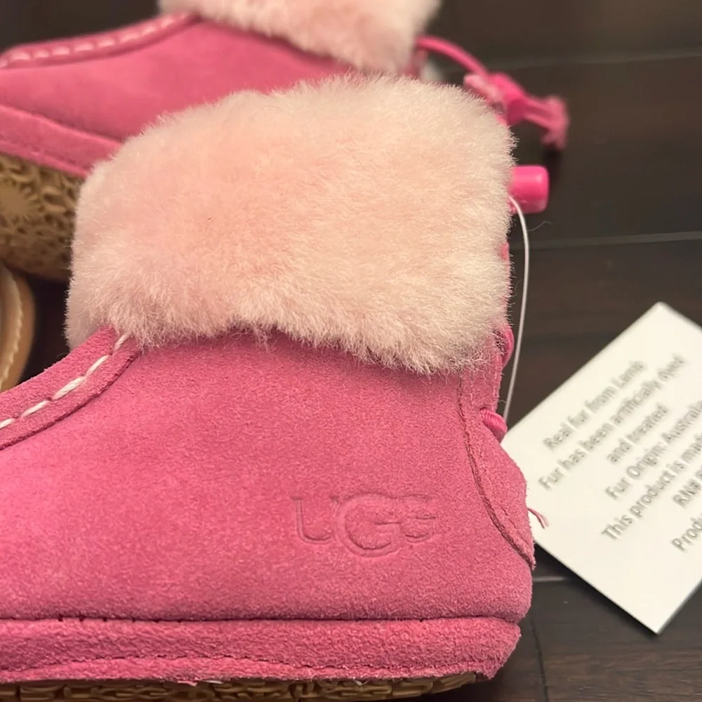 Ugg Australia I Gage Infant Baby Booties Boots Girls Size 0/1 Shoes 0-6 Months